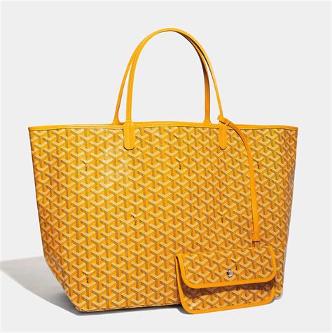 goyard st louis gm yellow|Goyard tote bag size comparison.